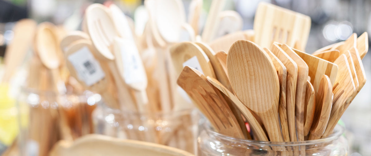 Core Kitchen 2.5 x 11.8 in. Natural Bamboo Utensil Set, 1 - Fry's