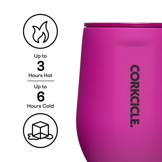 Corkcicle 7oz Stemless Flute - Sip Champagne in Style - Unicorn Magic