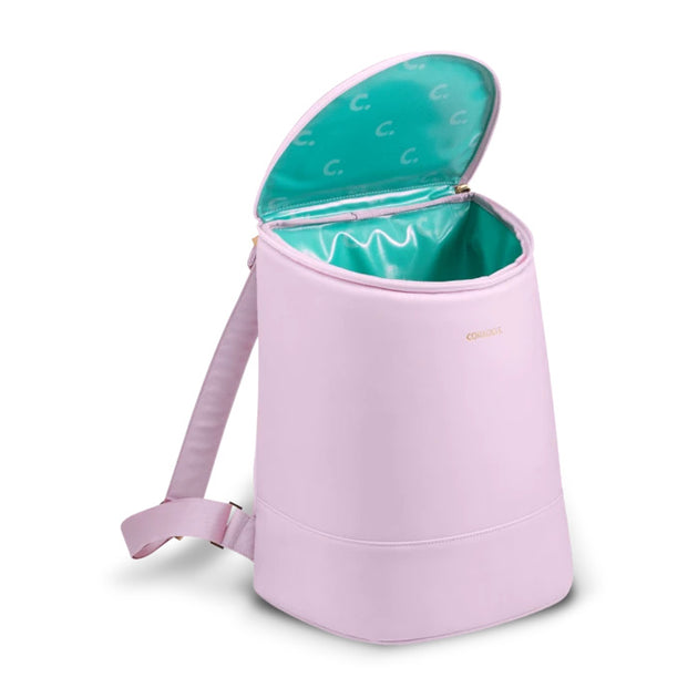 Corkcicle Eola Insulated Soft Cooler, Bucket Bag, Vegan Leather, Rose Quartz