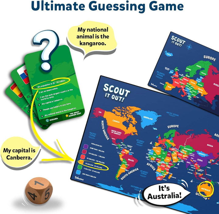 Skillmatics - Scout It Out! Geography Trivia Game