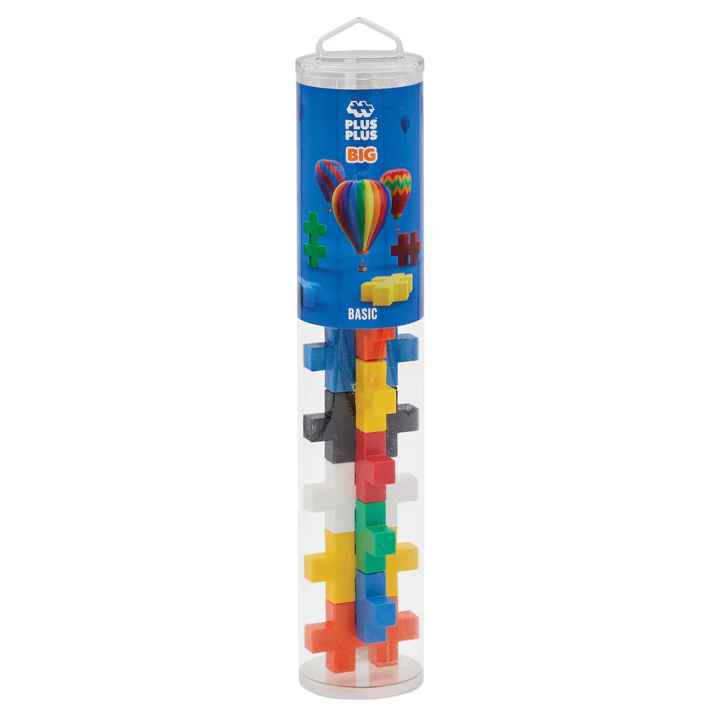 Plus-Plus - Big Basic 15-Piece Tube