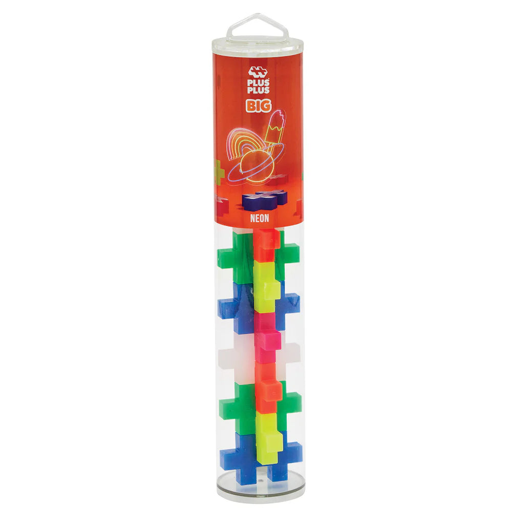 Plus-Plus - Big Neon 15- Piece Tube