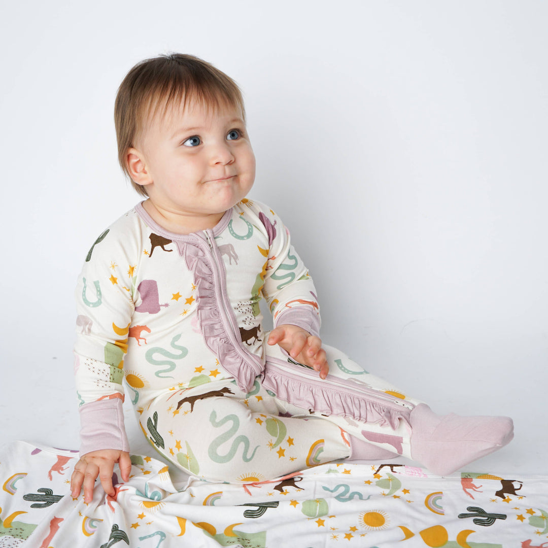 Emerson and Friends - Wild and Free Bamboo Baby Pajamas