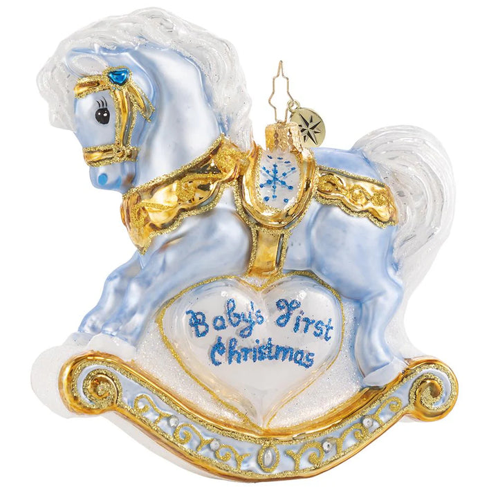 Christopher Radko - Baby's First Christmas Foal Ornament