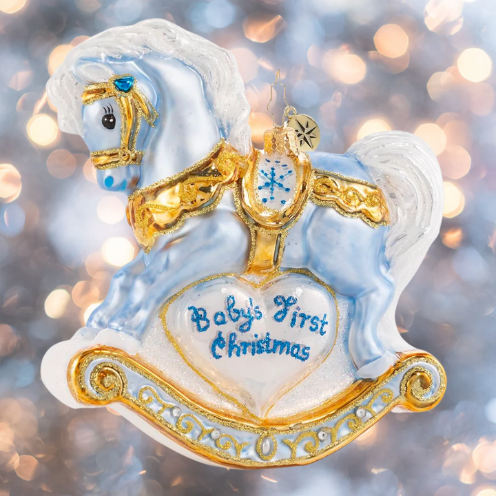 Christopher Radko - Baby's First Christmas Foal Ornament