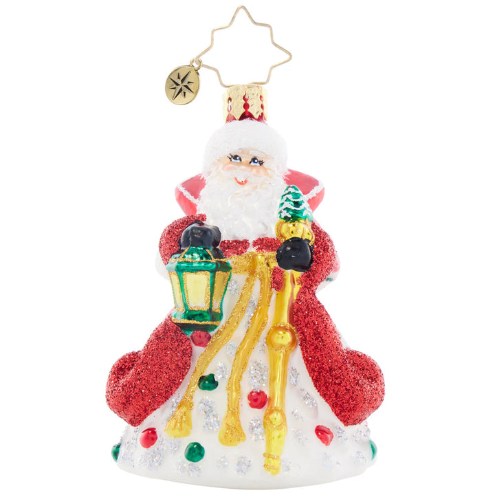 Christopher Radko - Peppermint Sparkle Nicholas Gem Ornament