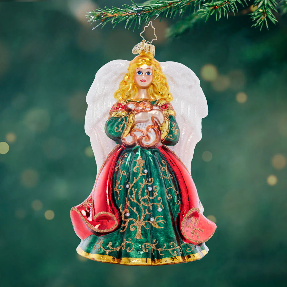 Christopher Radko - Heavenly Harpist Ornament