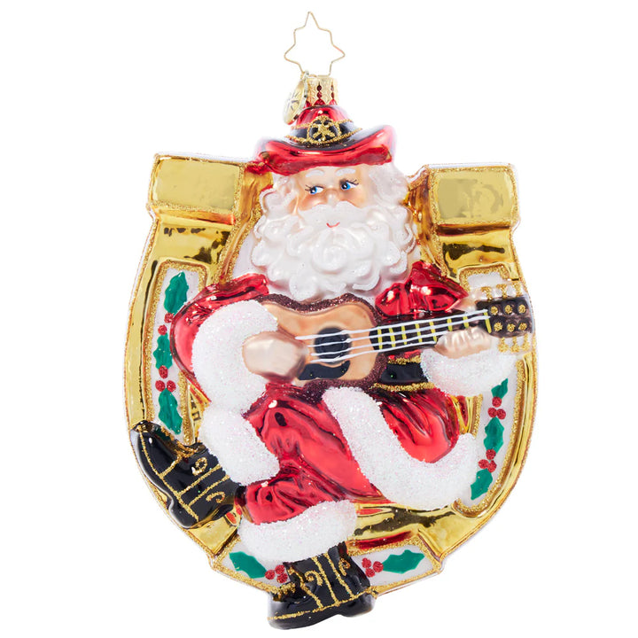 Christopher Radko - Santa's Lucky Tune Ornament