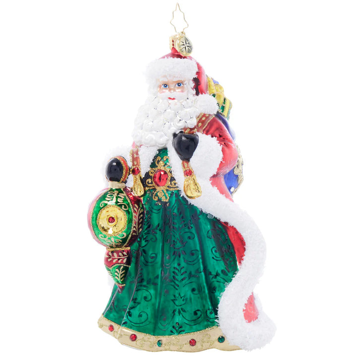 Christopher Radko - Santa's Sparkling Keepsake Ornament