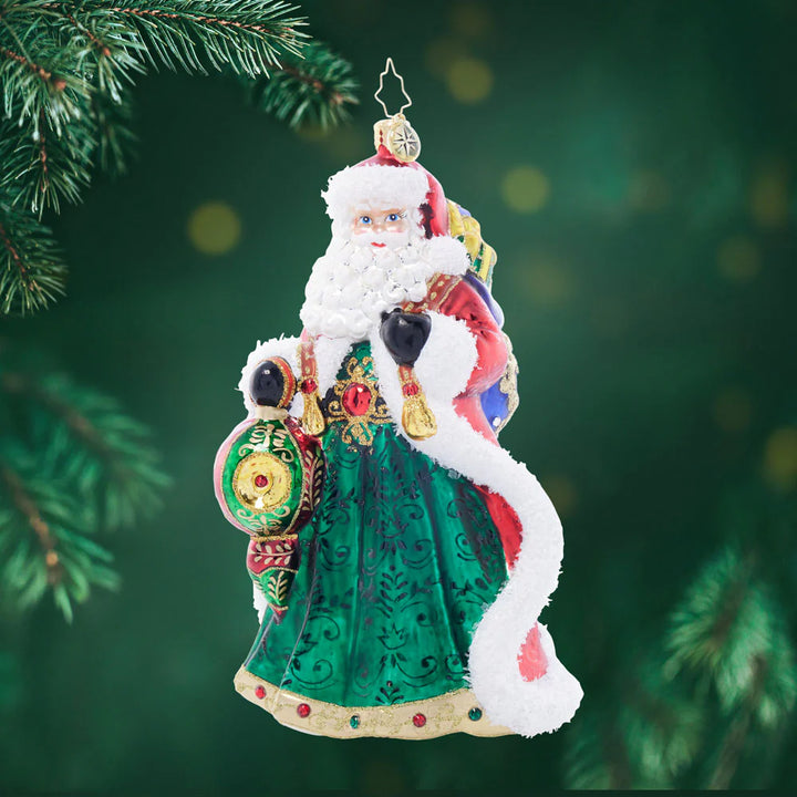 Christopher Radko - Santa's Sparkling Keepsake Ornament