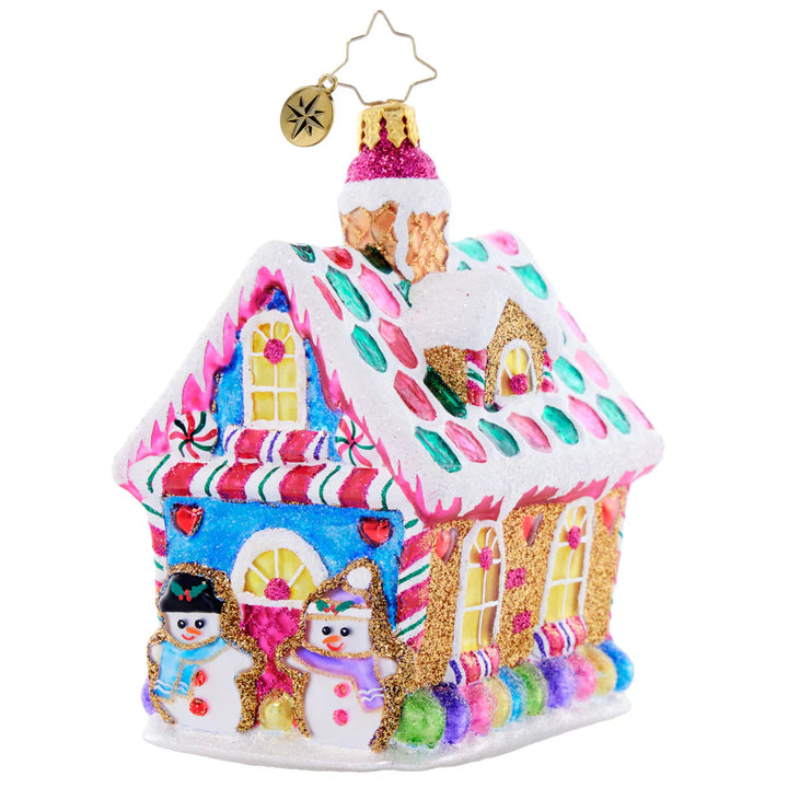 Christopher Radko - Candy Coated Cottage Ornament