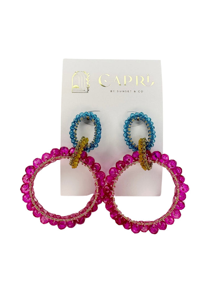 Lavish Lola Maxi Earrings - Capri by Sunset & Co.