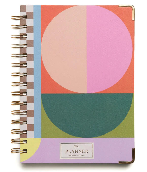 Undated 13-Month Daily Planner - Geo Checks