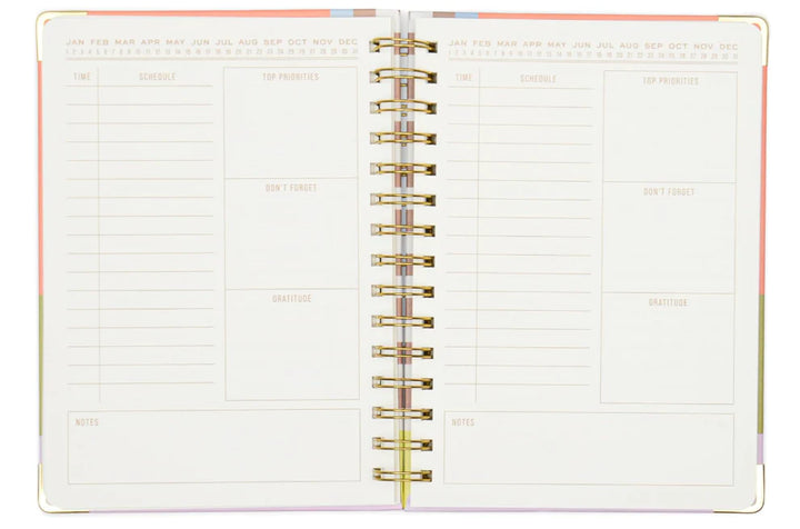 Undated 13-Month Daily Planner - Geo Checks