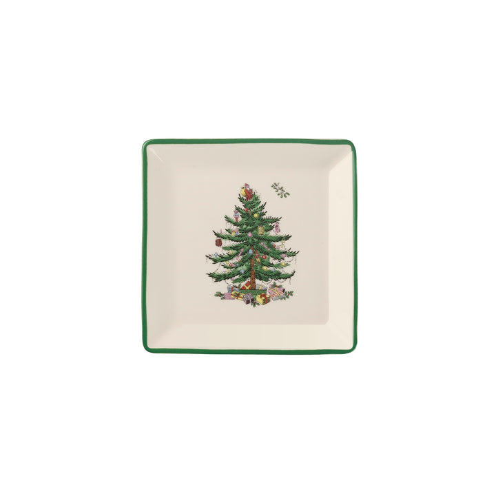 Spode - Tidbit Plate - Christmas Tree