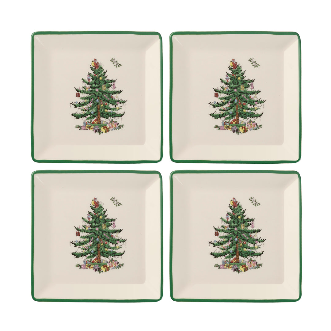 Spode - Tidbit Plate - Christmas Tree