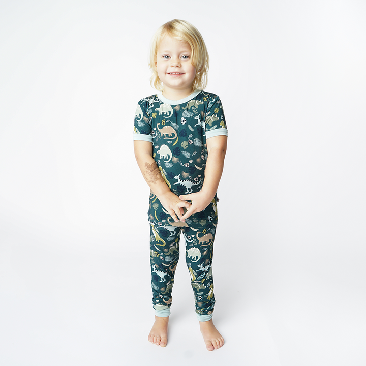 Emerson and Friends - Kid's Prehistoric Friends Bamboo Pajama Set