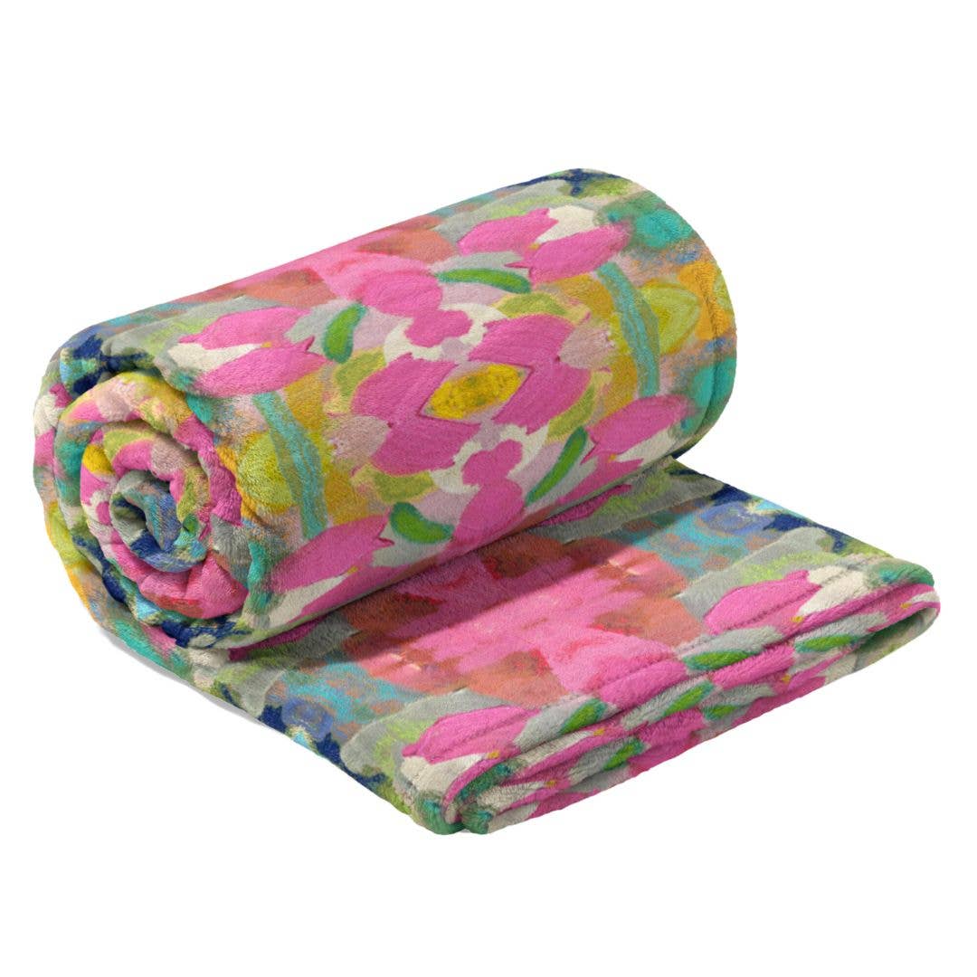 Laura Park Designs - Fleece Throw Blanket