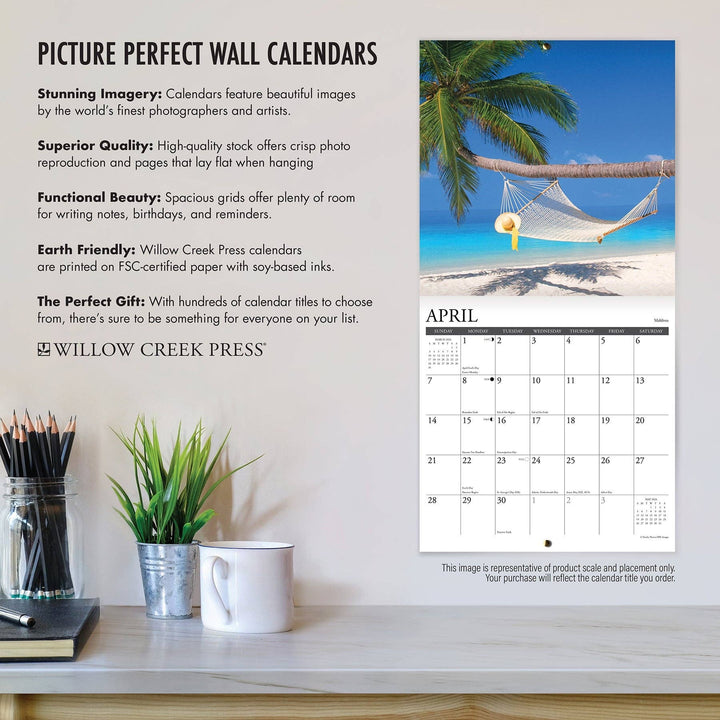 Beaches 2024 Wall Calendar