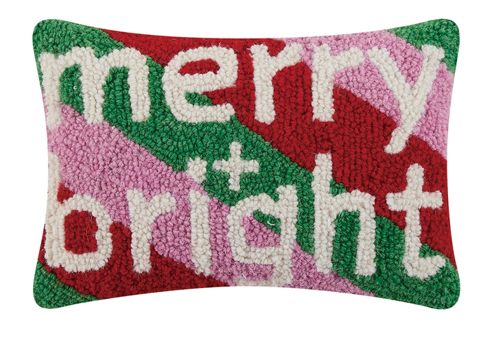 Merry & Bright Hook Pillow