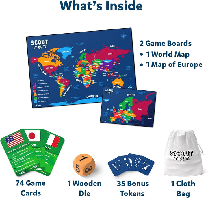 Skillmatics - Scout It Out! Geography Trivia Game