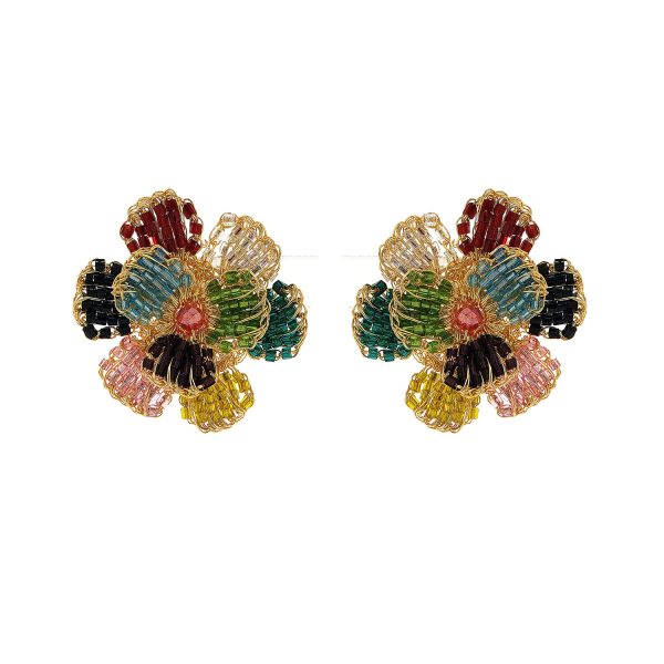 Lavish Flora Earrings - Capri by Sunset & Co.