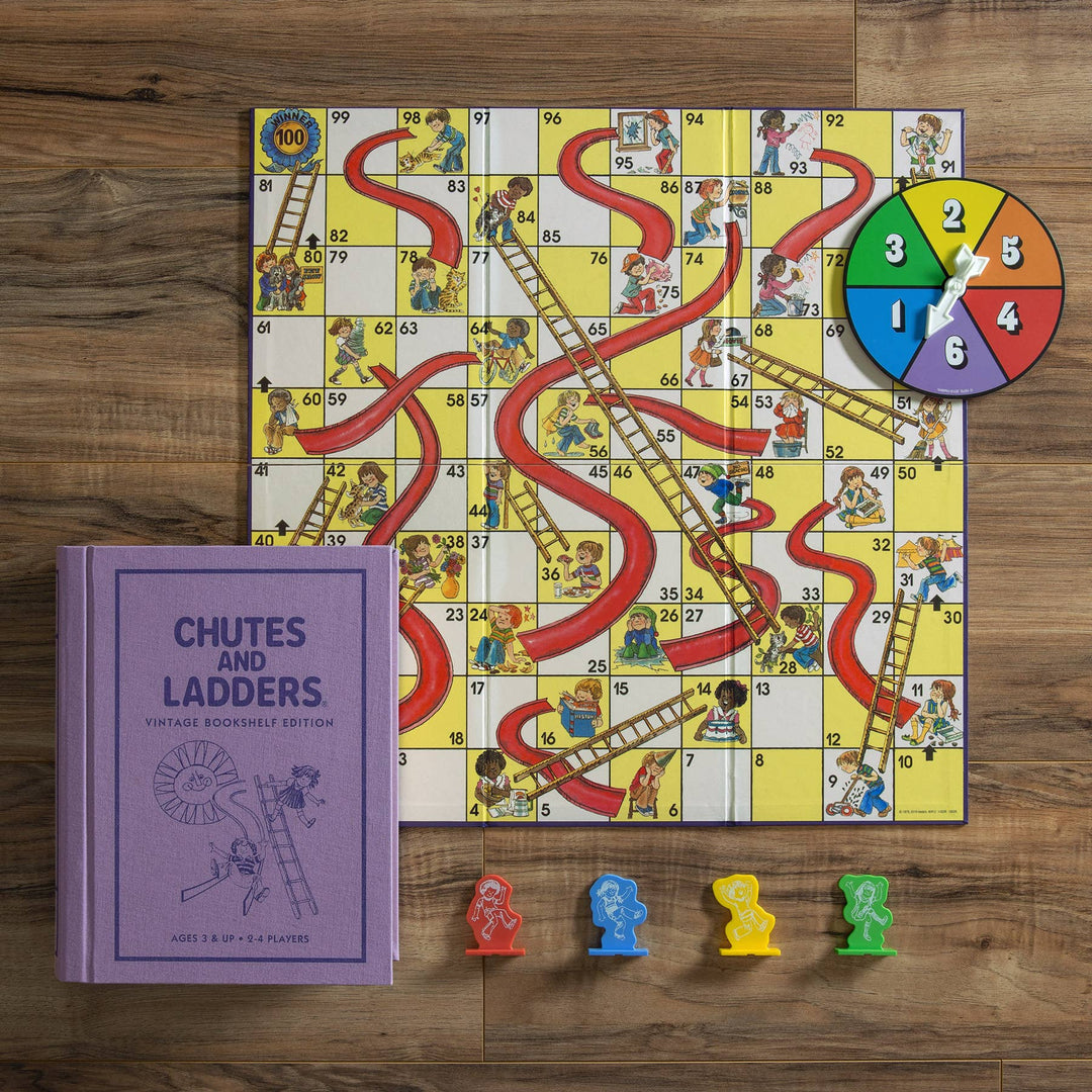 Chutes and Ladders - Vintage Bookshelf Edition