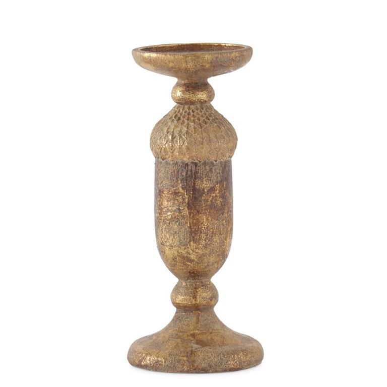 Bronze Acorn Candleholder