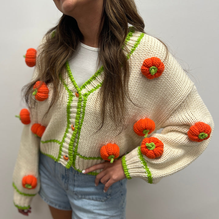 Queen of Sparkles - Pumpkin Cardigan