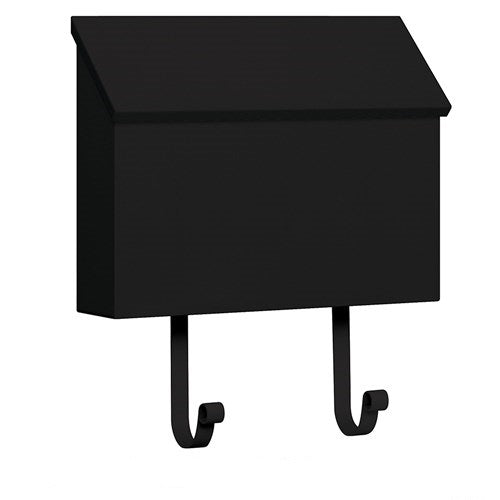 Traditional Horizontal Mailbox - Black