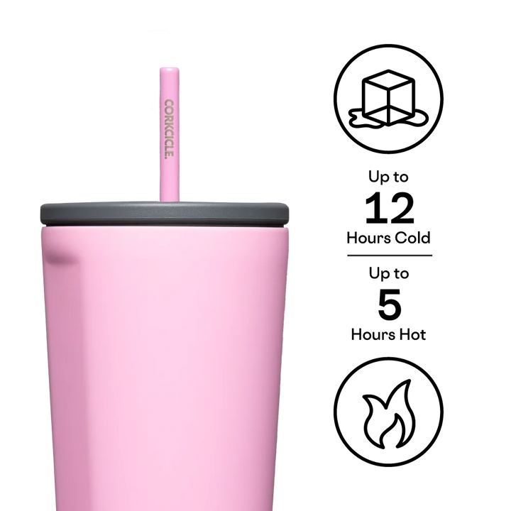 Corkcicle - Cold Cup Insulated Tumbler with Straw