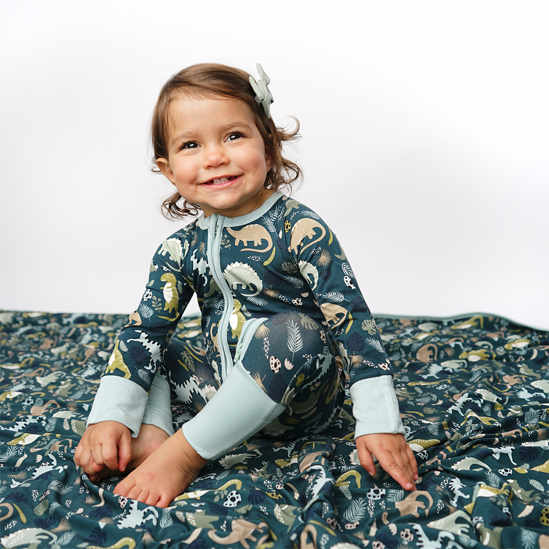 Emerson and Friends - Prehistoric Friends Bamboo Baby Pajamas