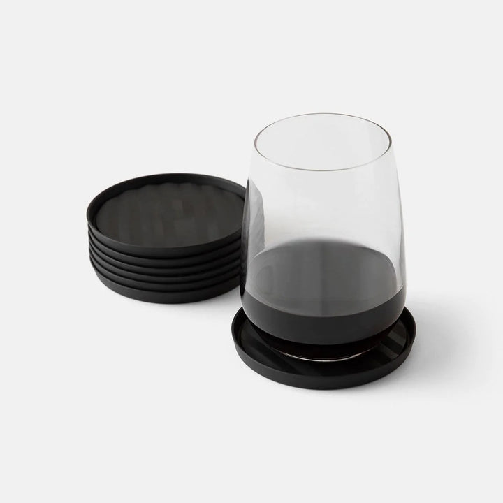 Rabbit - Black Coaster Set