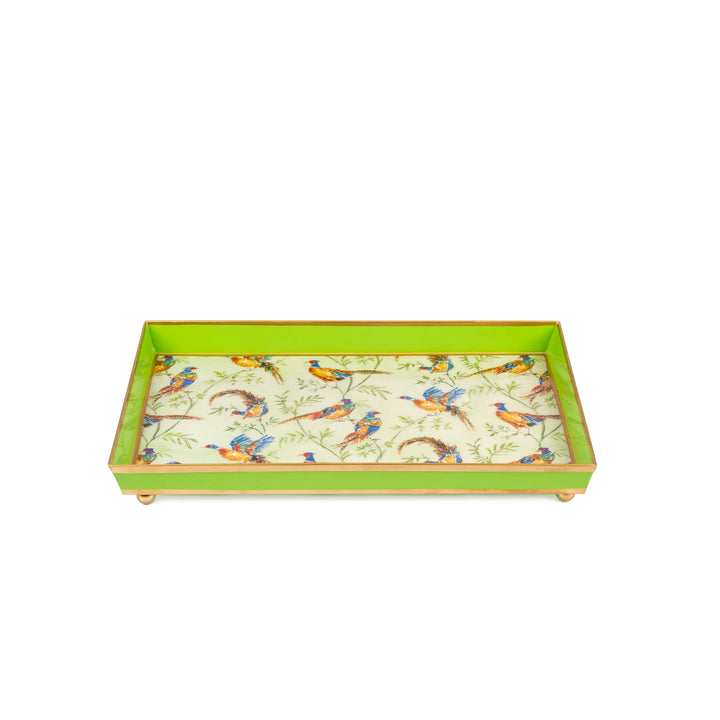 Taking Flight Enameled Oliver Tray