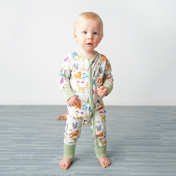 Emerson and Friends - Forest Friends Bamboo Baby Pajamas