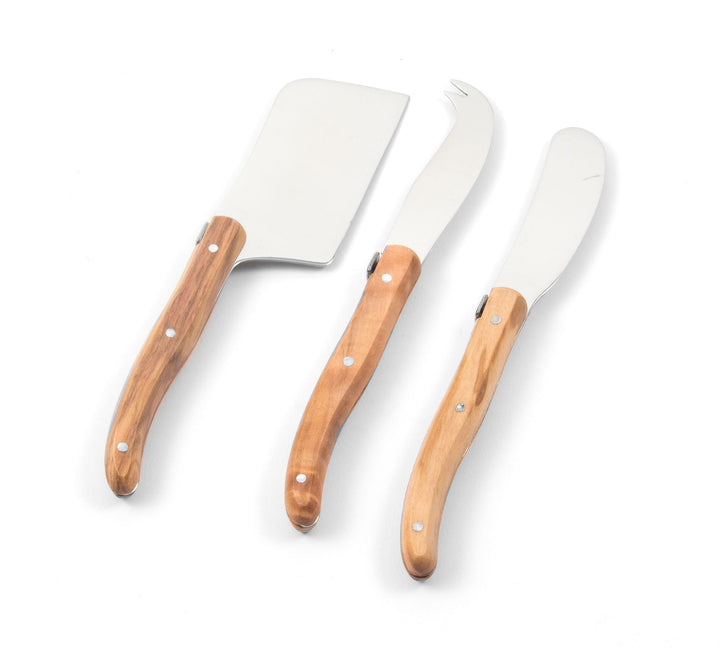 Laguiole Olivewood Cheese Knife Set