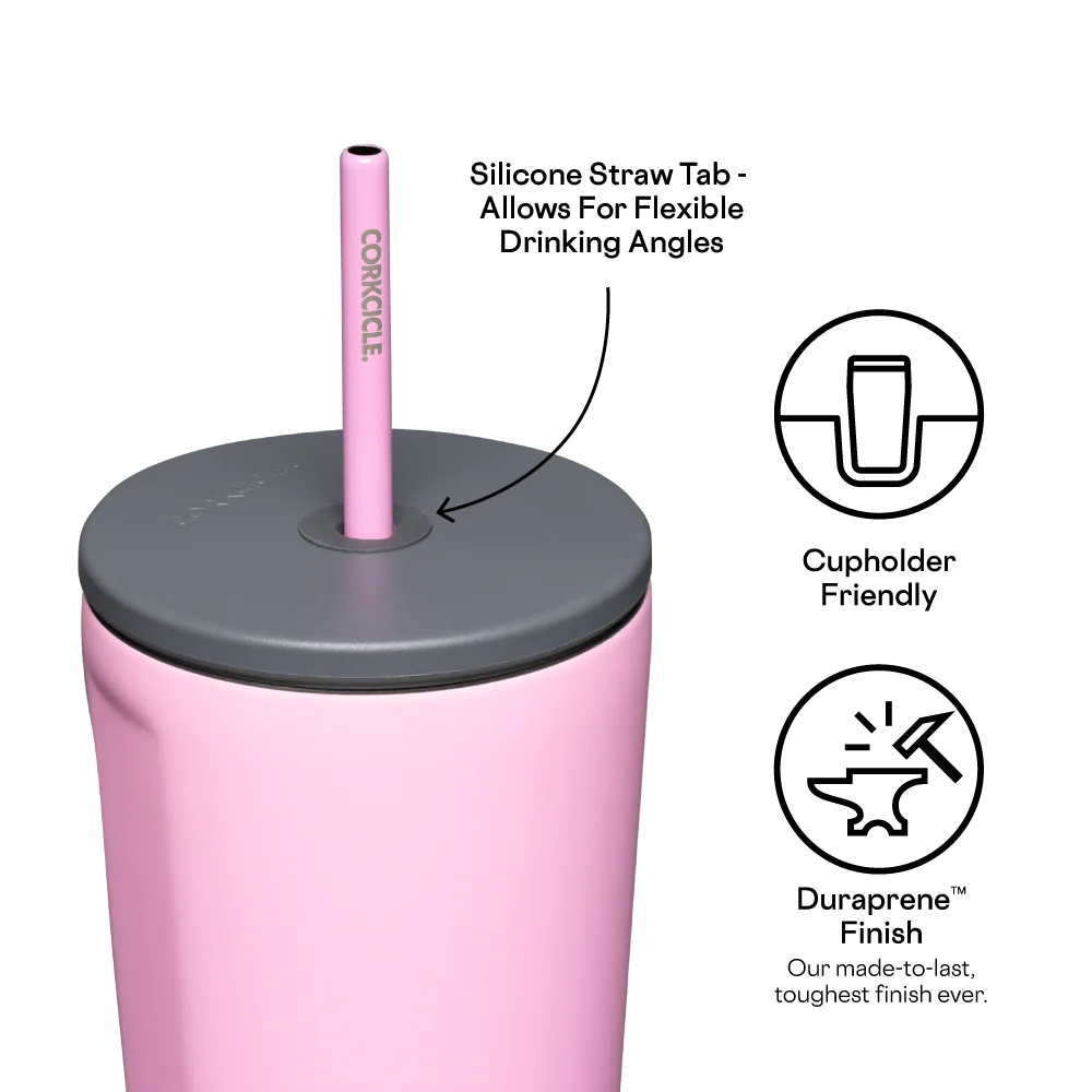 Corkcicle - Cold Cup Insulated Tumbler with Straw