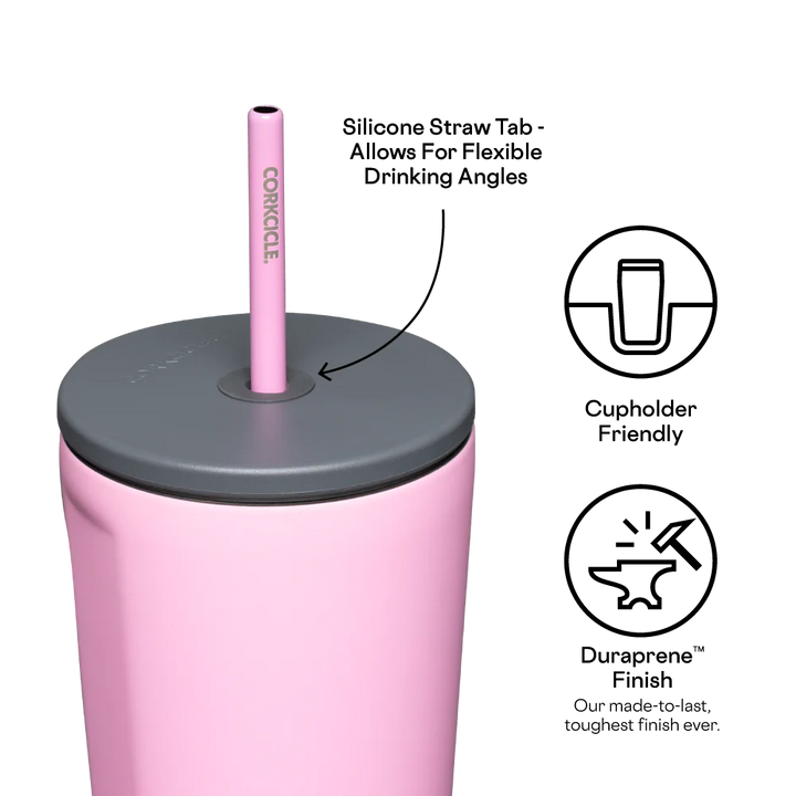 Corkcicle - Cold Cup Insulated Tumbler with Straw