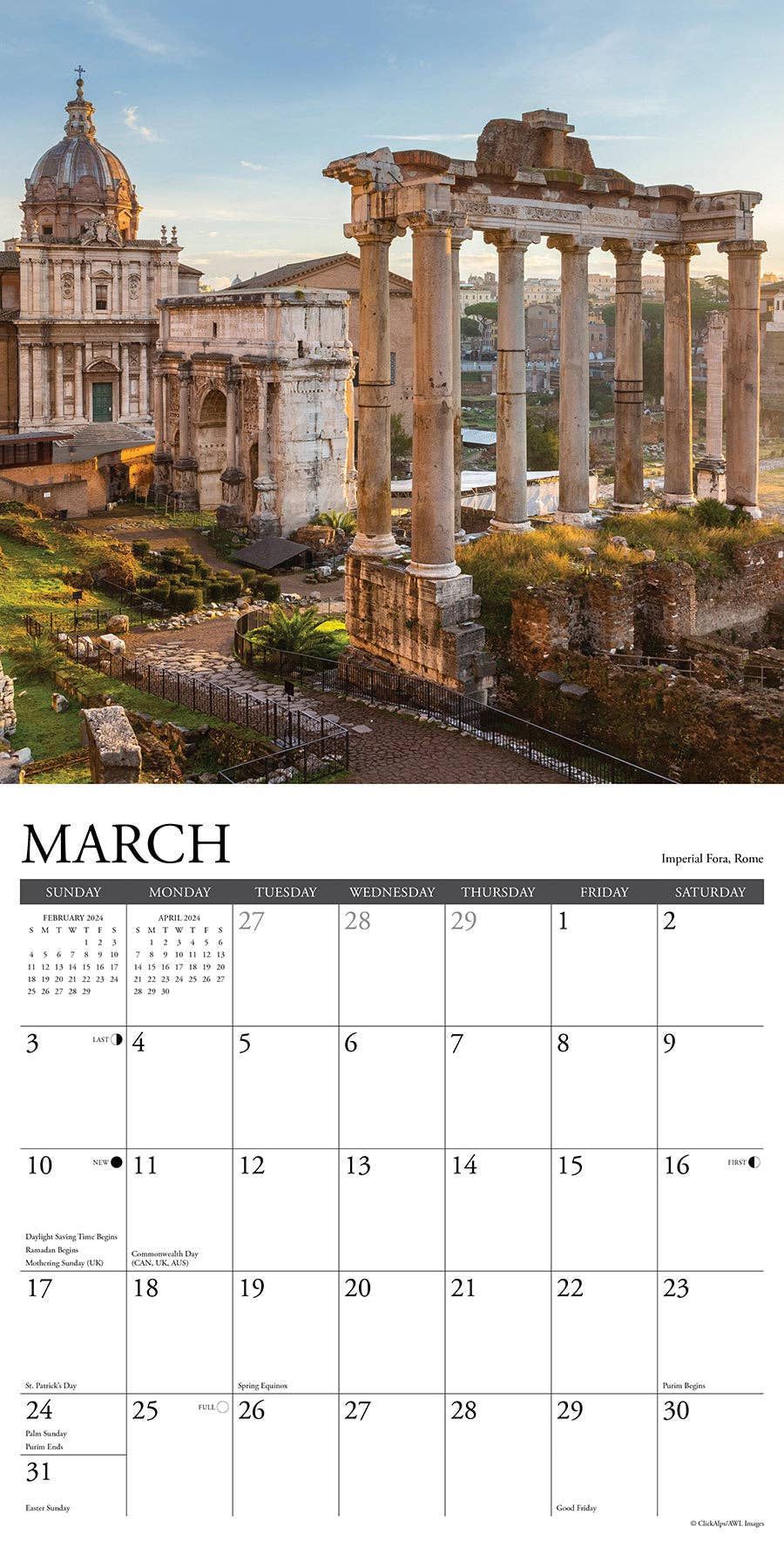 Italy 2024 Wall Calendar