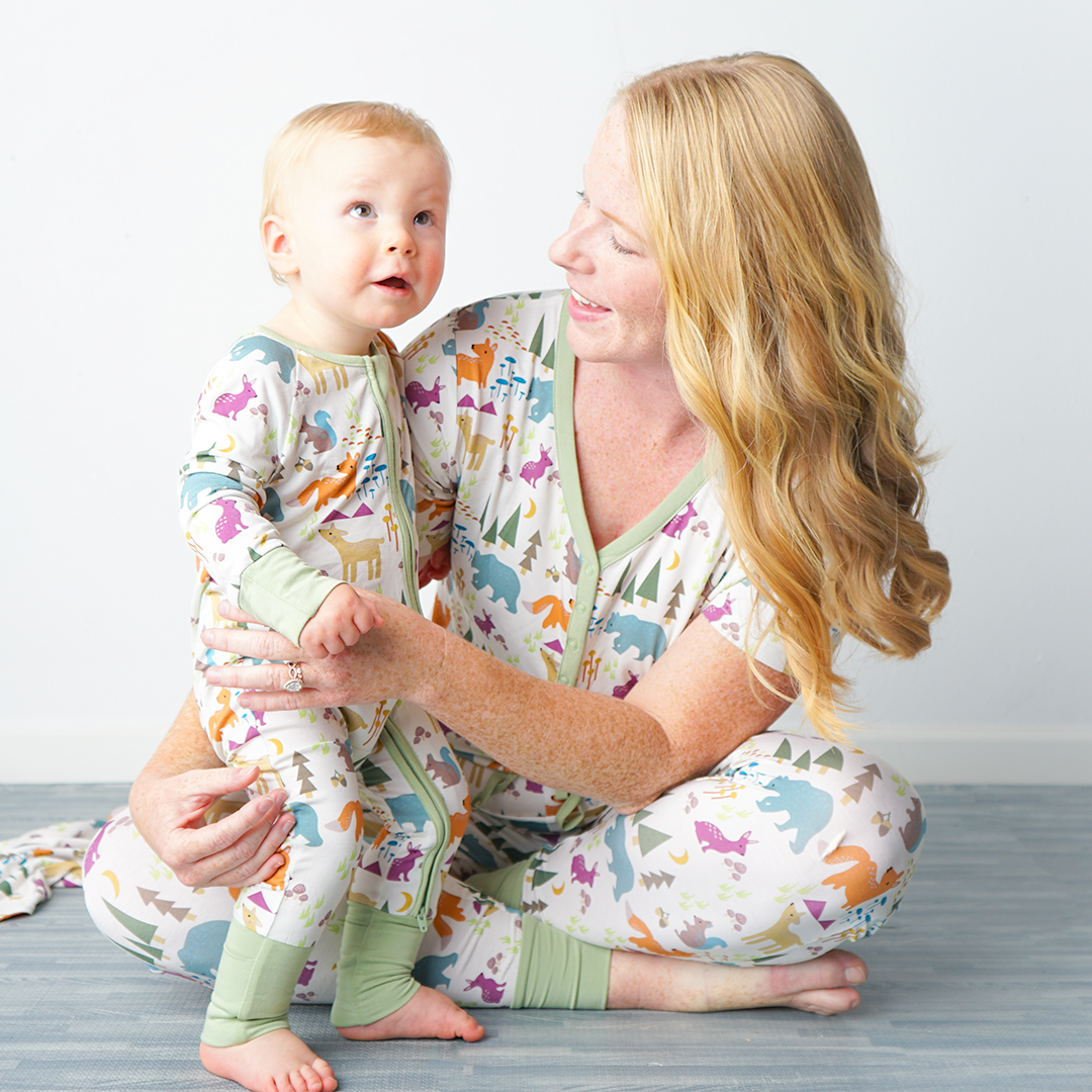 Emerson and Friends - Forest Friends Bamboo Baby Pajamas