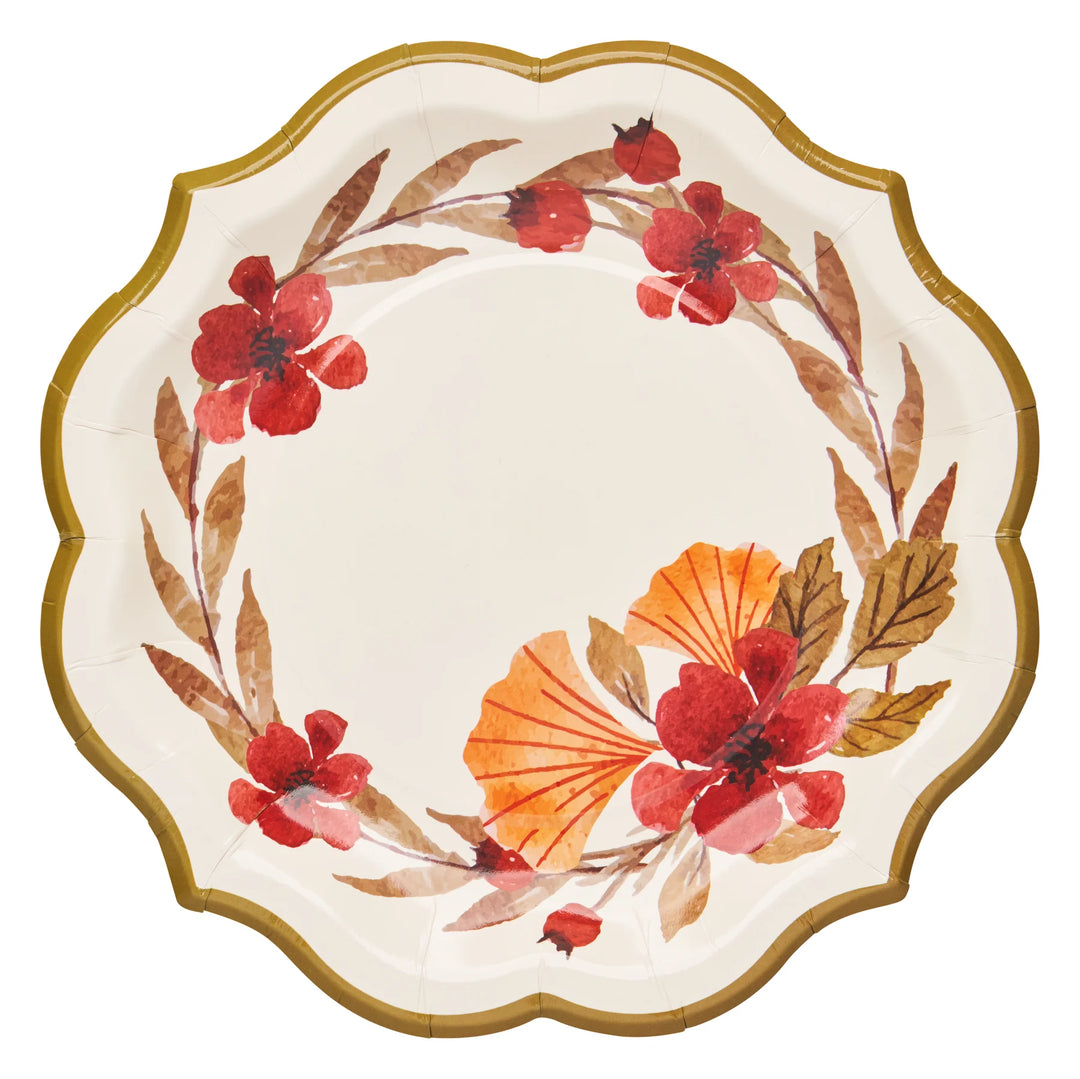 Sophistiplate - Autumn Foliage Paper Plates