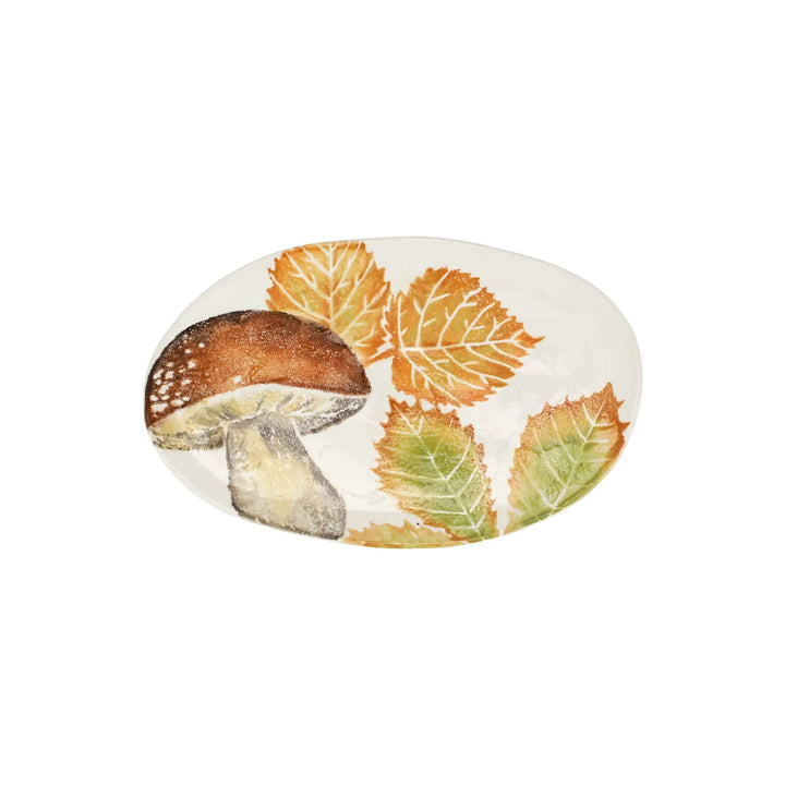 Vietri - Autunno Mushroom Serving Platter