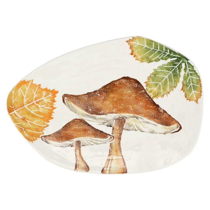 Vietri - Autunno Mushroom Serving Platter