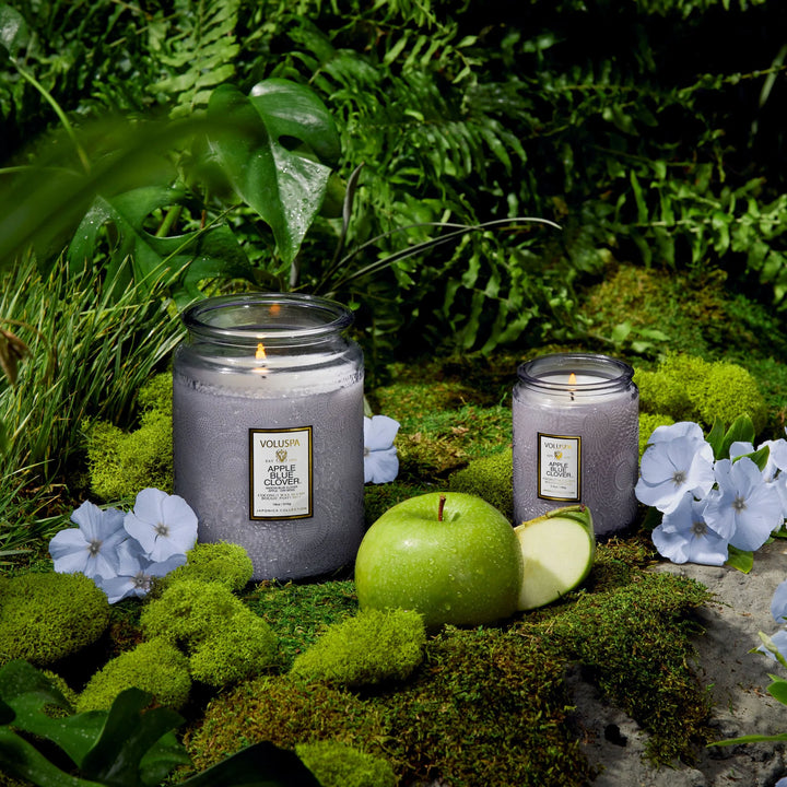 Voluspa - Apple Blue Clover Candle