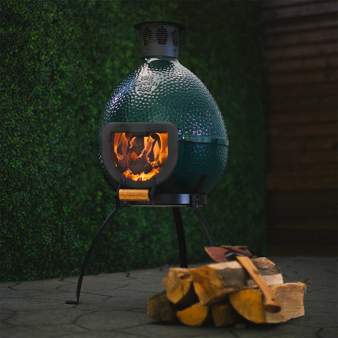 Big Green Egg - Chiminea