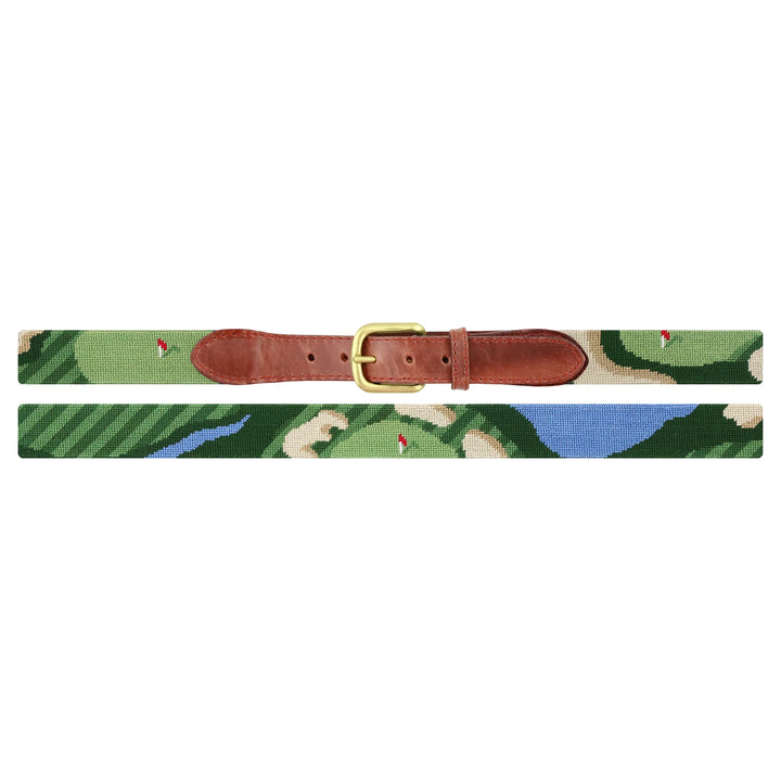 Smathers & Branson - Bird's Eye Golf Needlepoint Belt