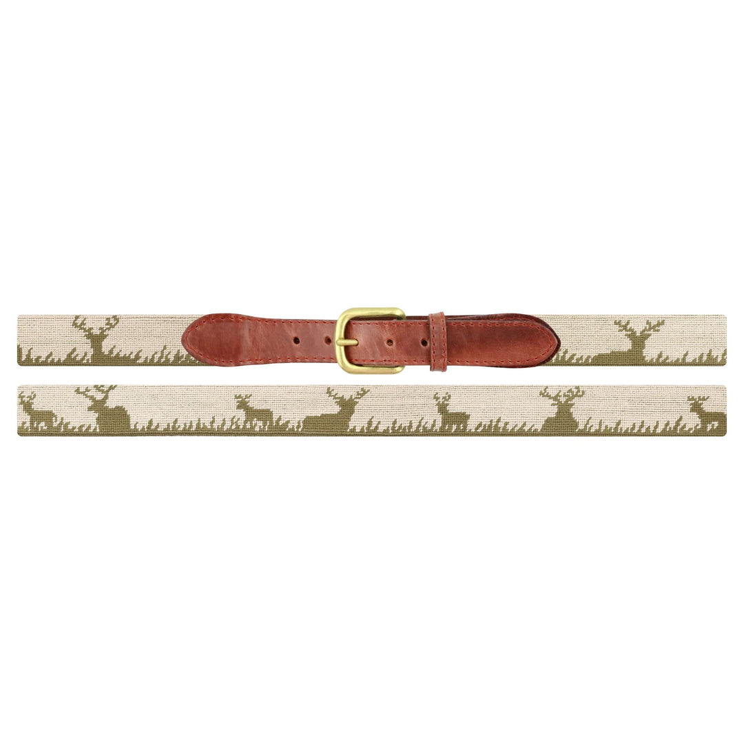 Smathers & Branson - Deer Hunting Needlepoint Belt