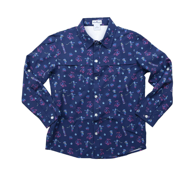 Blue Quail - Neon Rodeo Long Sleeve