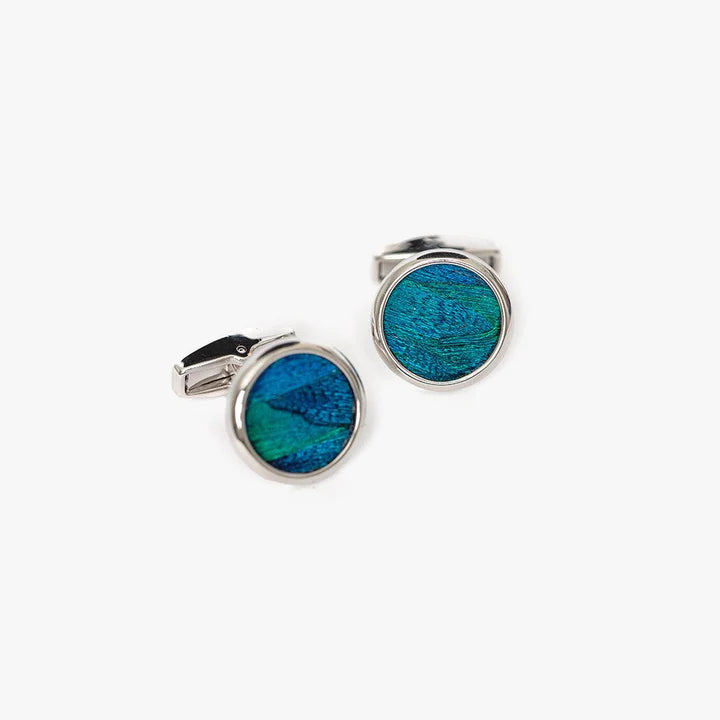 Brackish - Fripp Cufflinks - Rhodium Plated