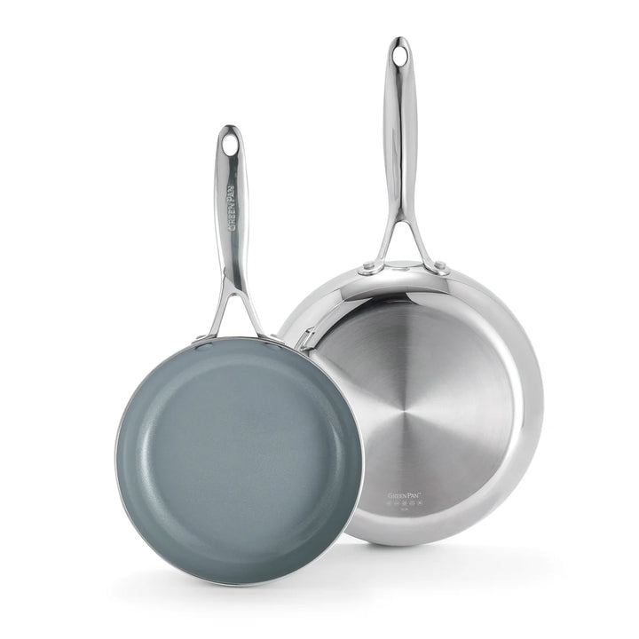 GreenPan - Valencia Pro Stainless Steel Frypan Set